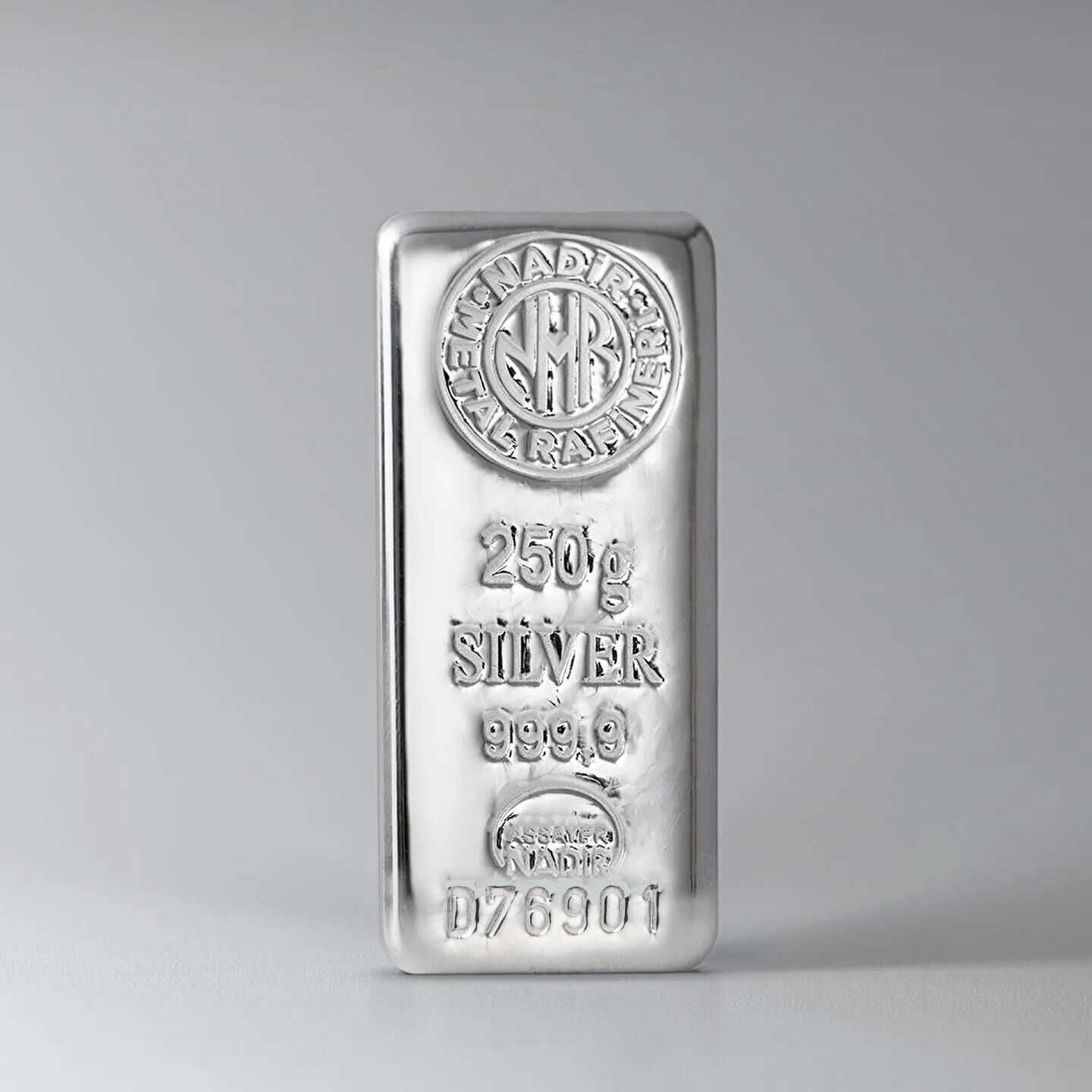 250 Gr Gümüş Külçe